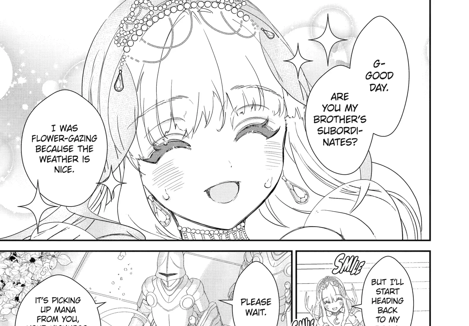 The Newbie Princess Doesn't Want a Game Over! Survive Through the Power of Simping Chapter 3.4 page 11