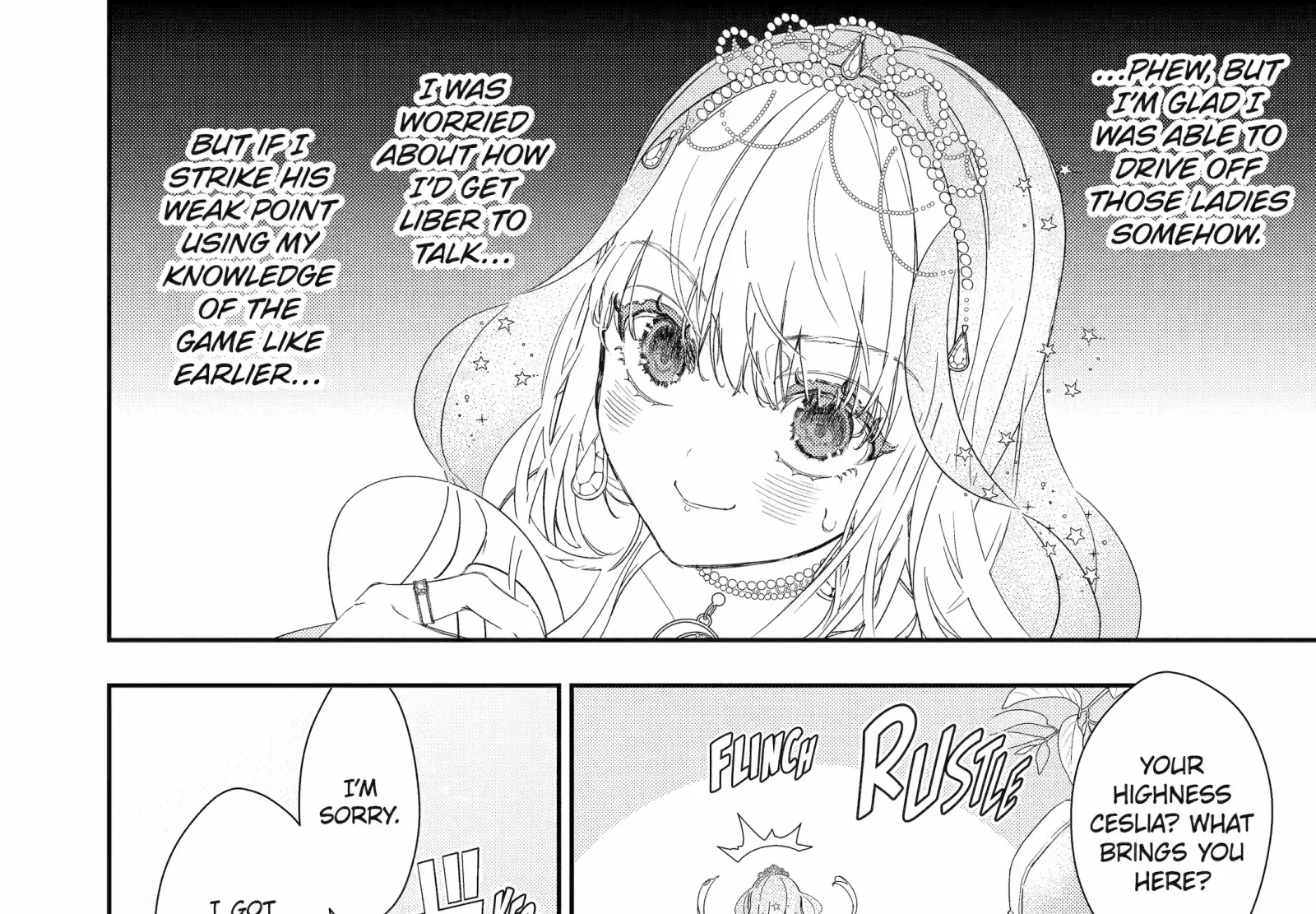 The Newbie Princess Doesn't Want a Game Over! Survive Through the Power of Simping Chapter 4.3 page 17