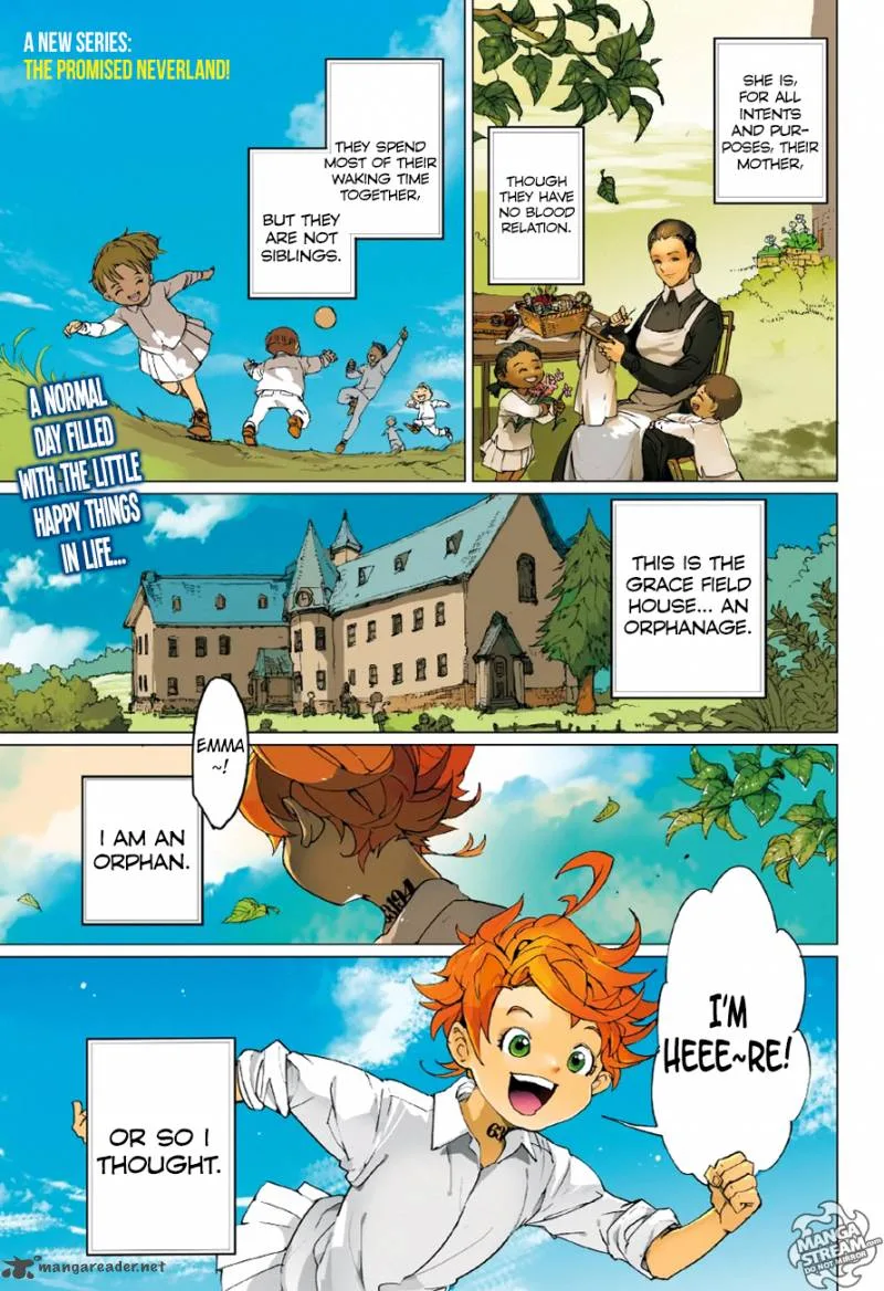 The Promised Neverland Chapter 1 page 2