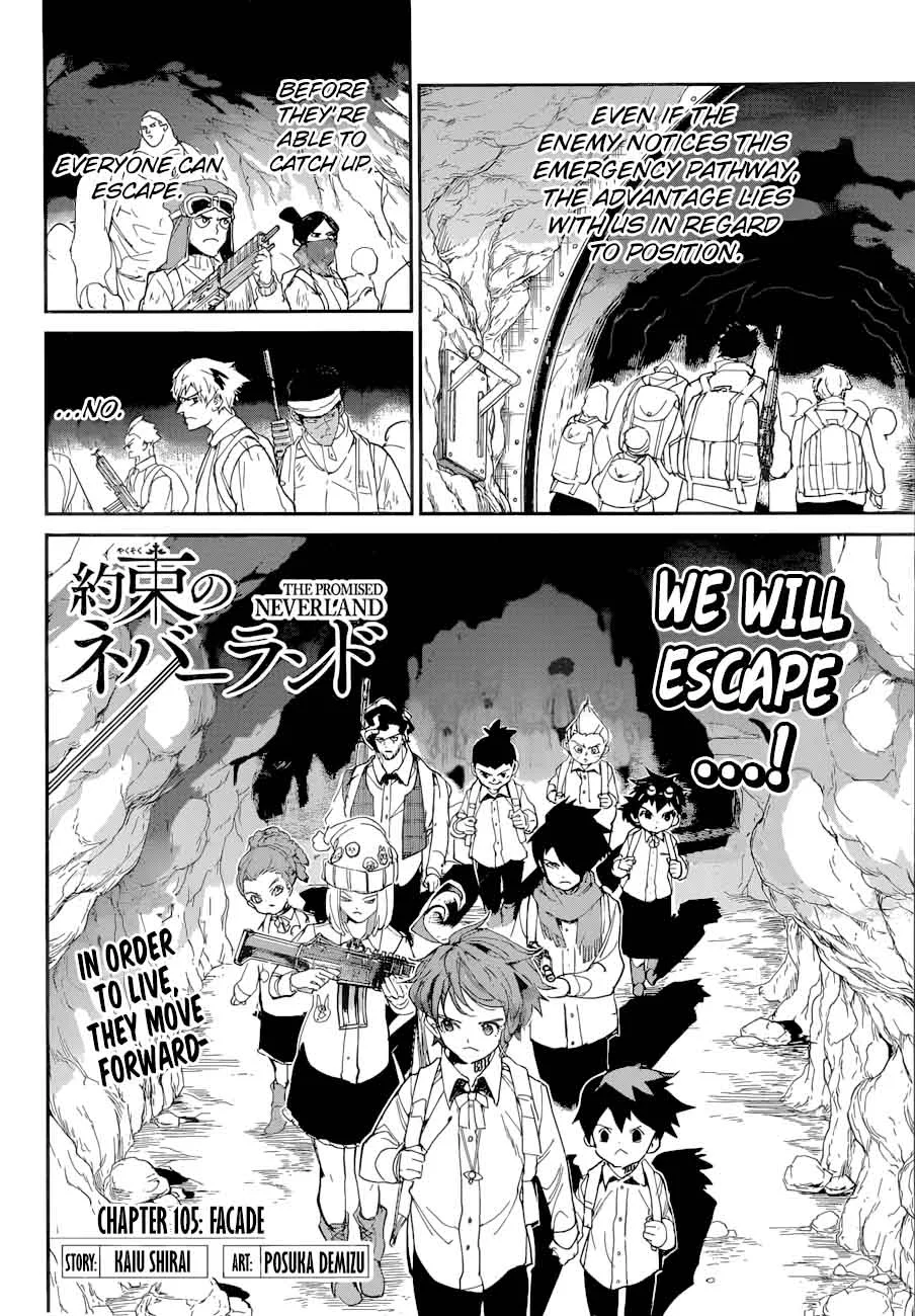 The Promised Neverland Chapter 105 page 1