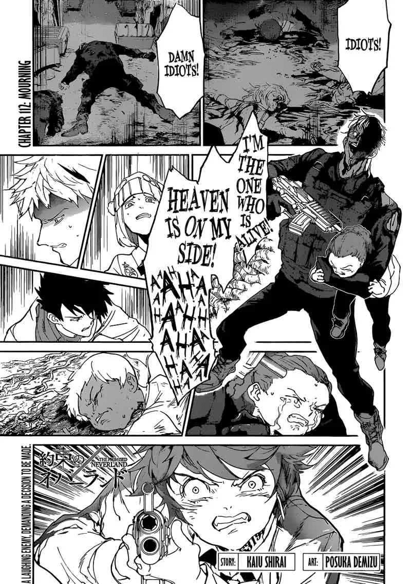 The Promised Neverland Chapter 112 page 1