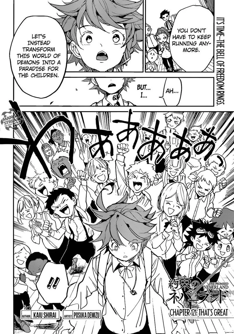 The Promised Neverland Chapter 121 page 2