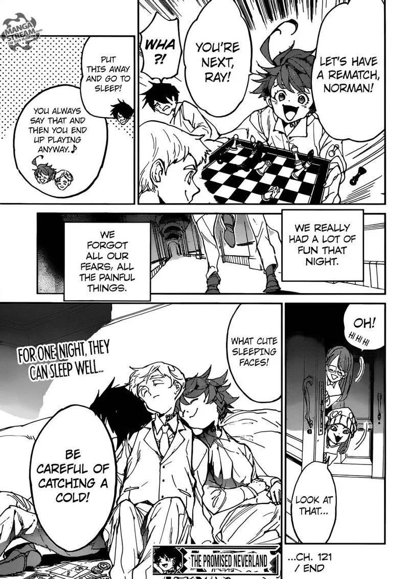 The Promised Neverland Chapter 121 page 19