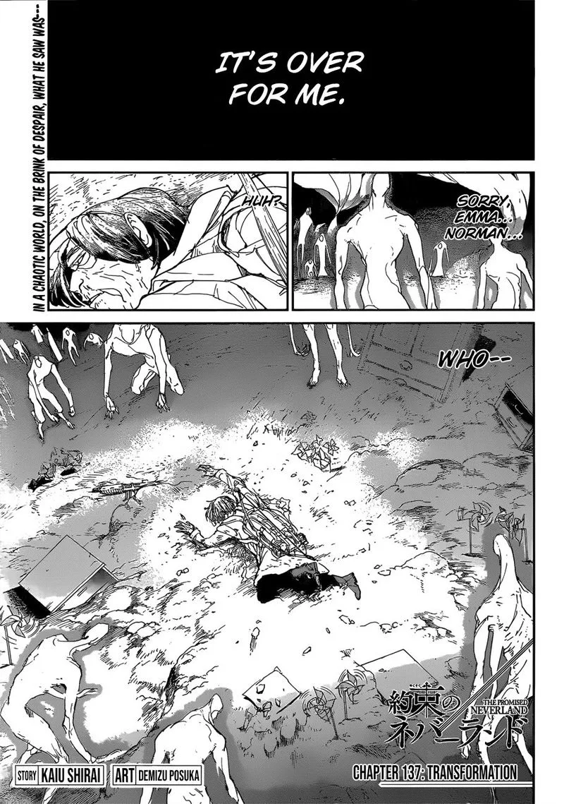 The Promised Neverland Chapter 137 page 1