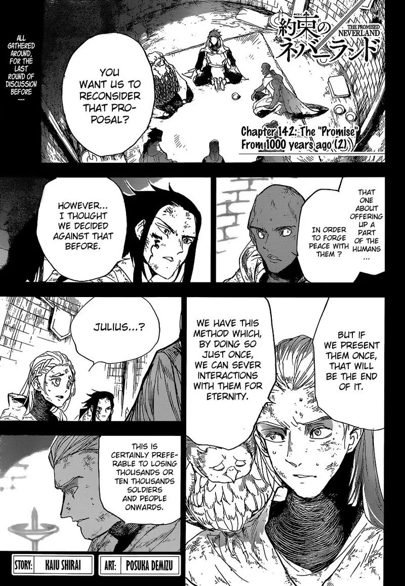 The Promised Neverland Chapter 142 page 3