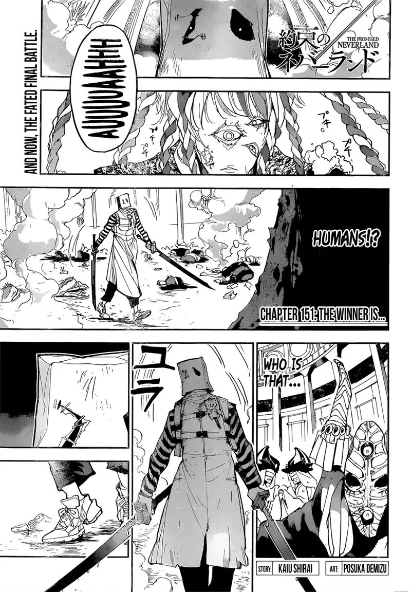 The Promised Neverland Chapter 151 page 1