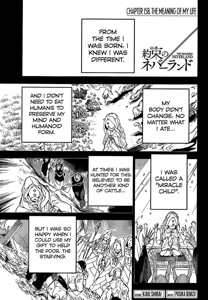 The Promised Neverland Chapter 158 page 1