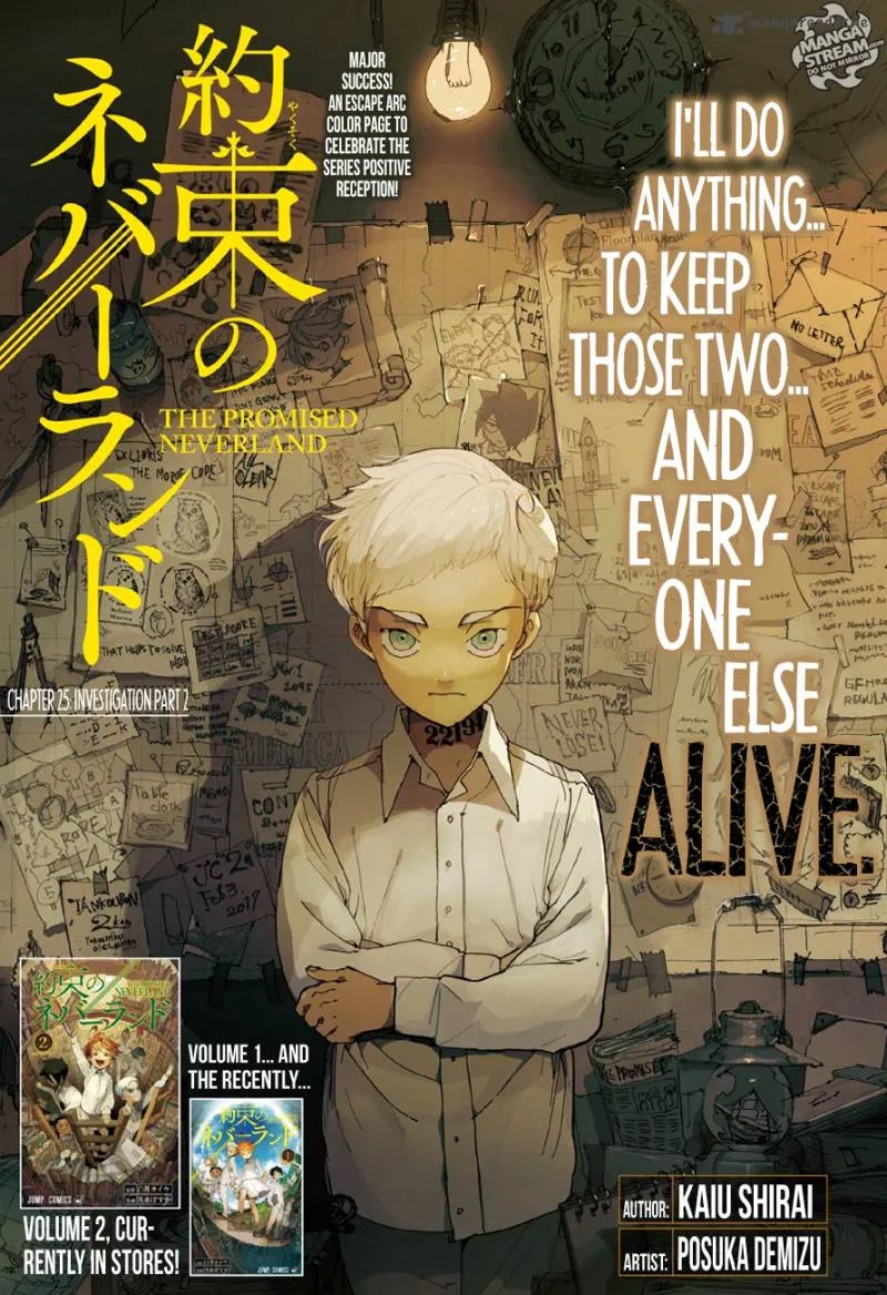 The Promised Neverland Chapter 25 page 1