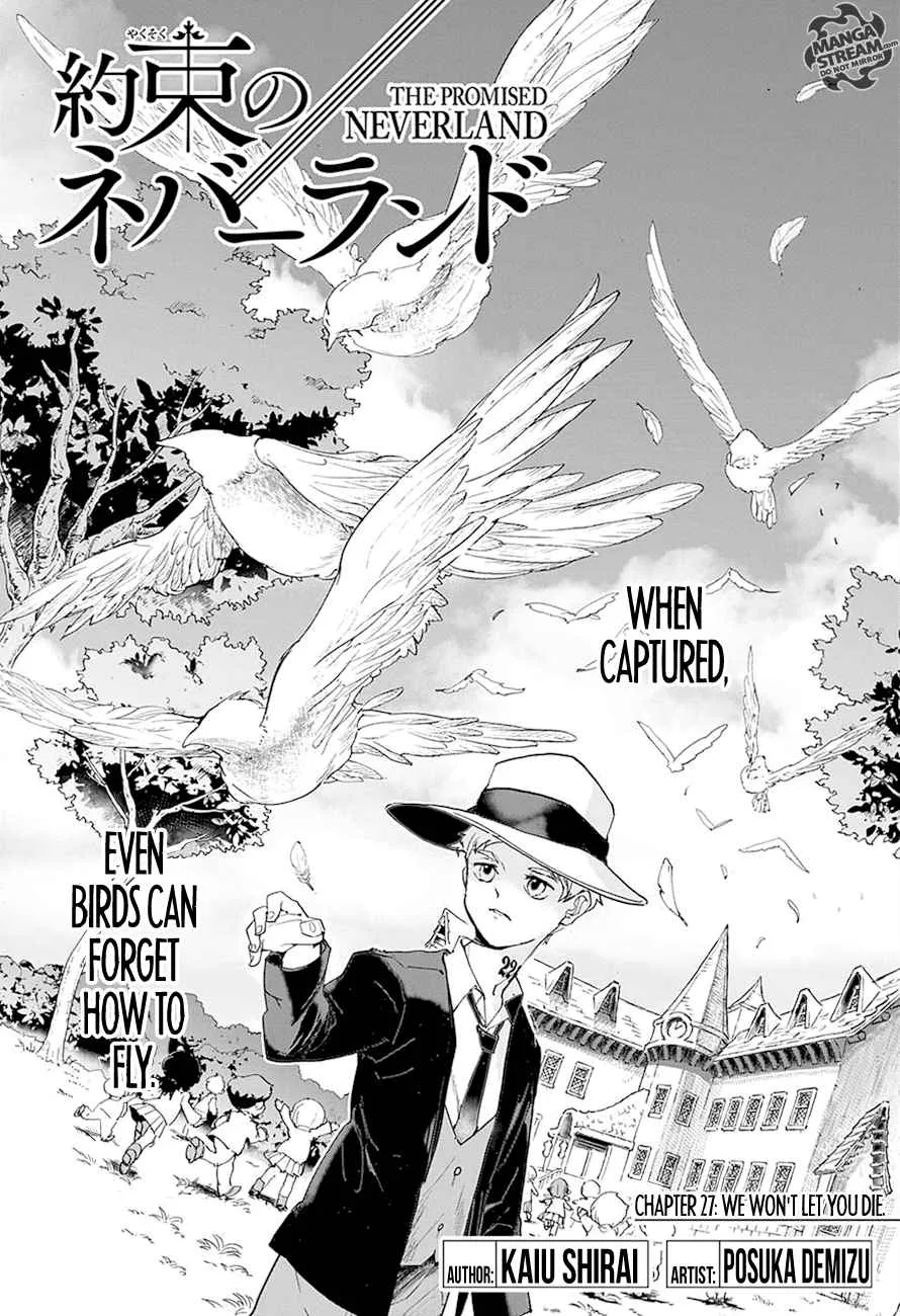 The Promised Neverland Chapter 27 page 1