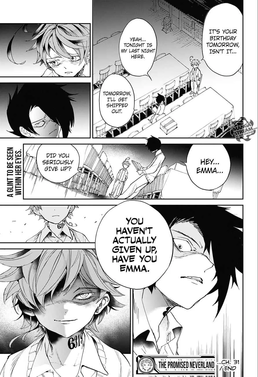 The Promised Neverland Chapter 31 page 19