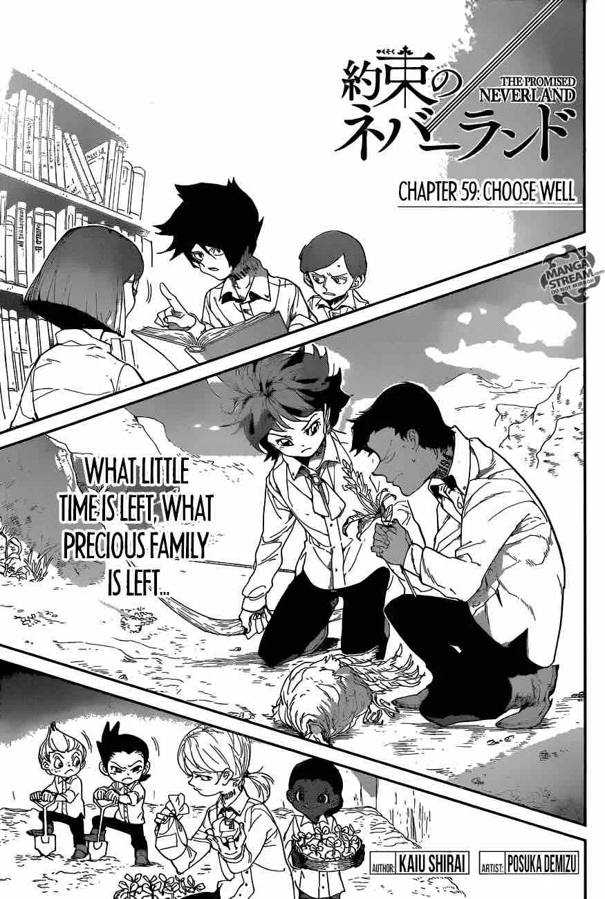The Promised Neverland Chapter 59 page 1