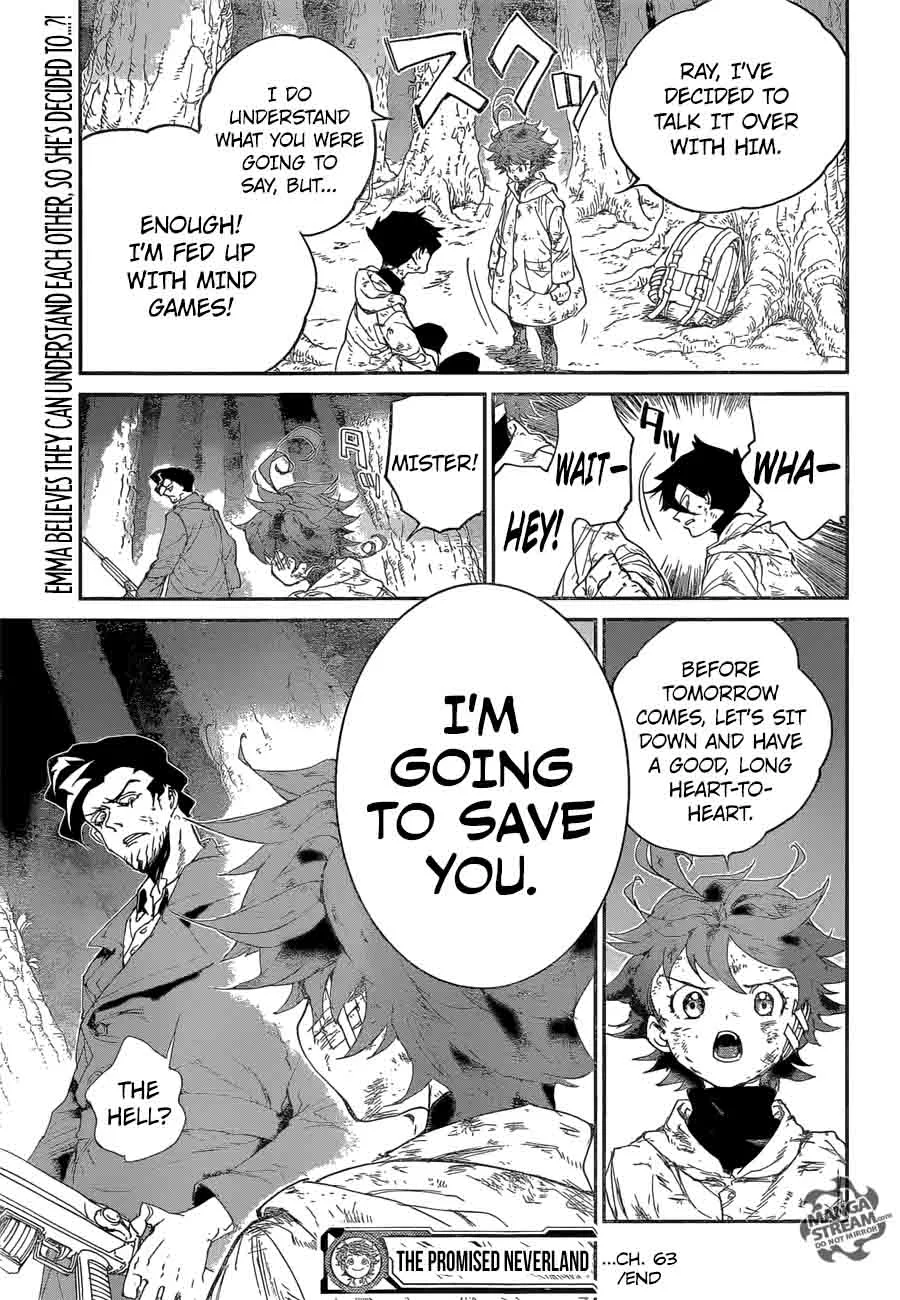The Promised Neverland Chapter 63 page 18