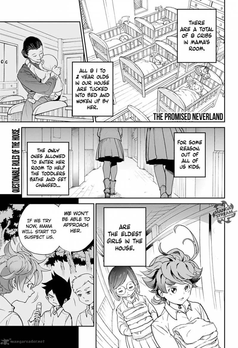 The Promised Neverland Chapter 7 page 1