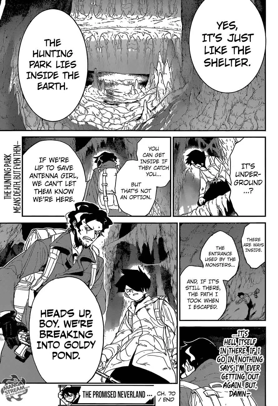 The Promised Neverland Chapter 70 page 19