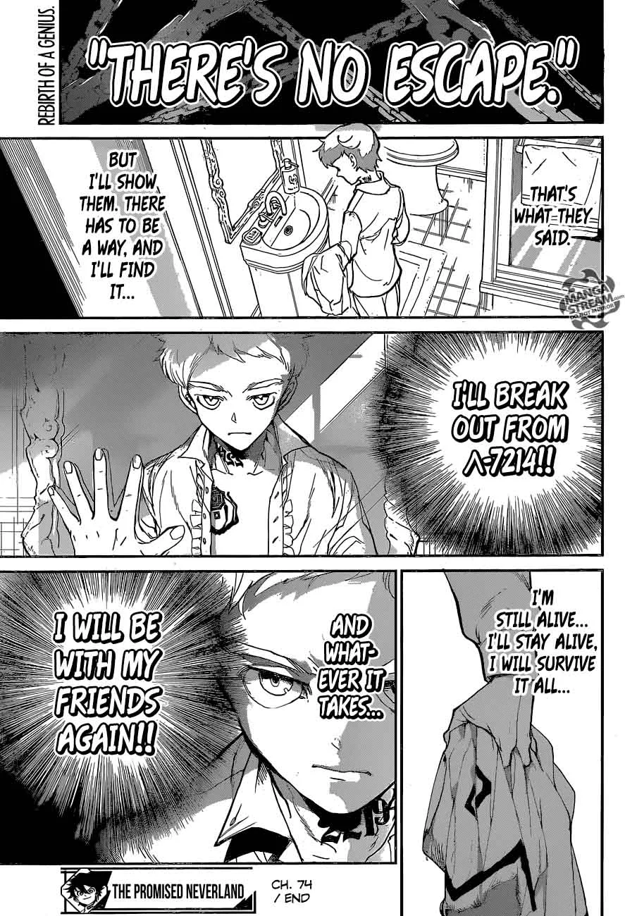 The Promised Neverland Chapter 74 page 18