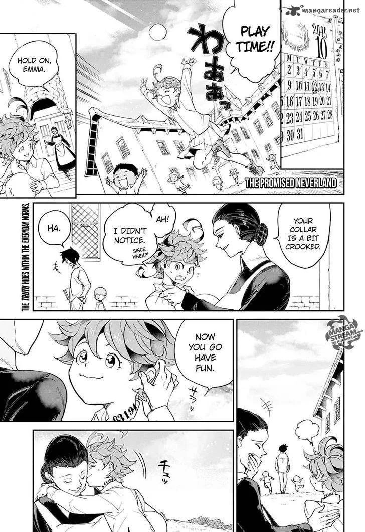 The Promised Neverland Chapter 8 page 1