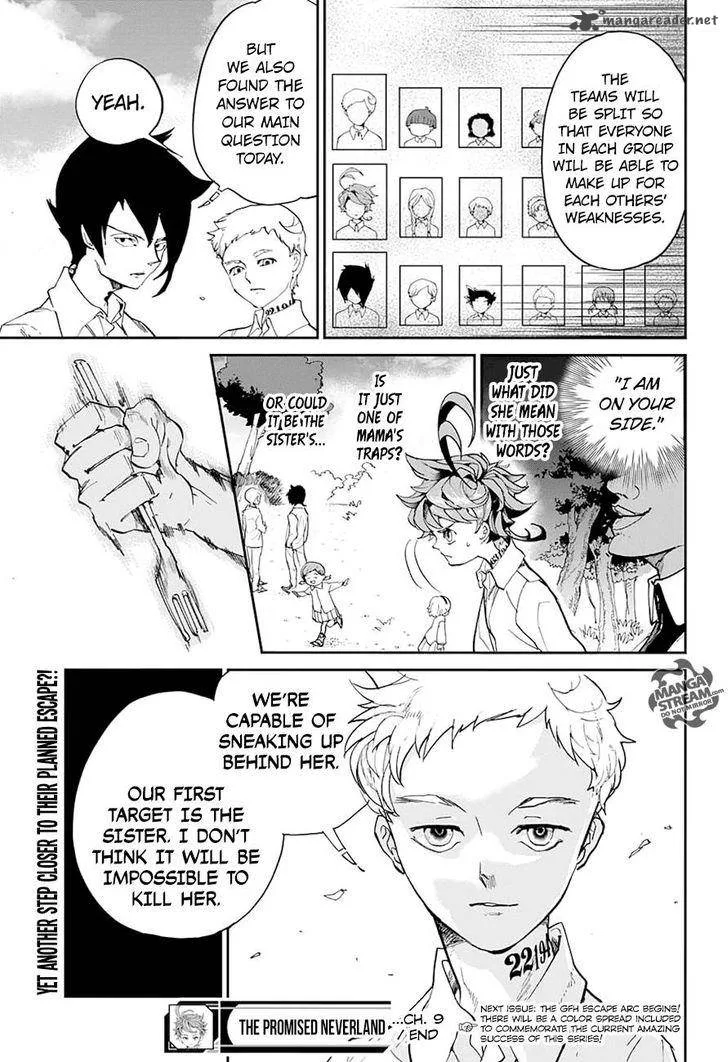 The Promised Neverland Chapter 9 page 19