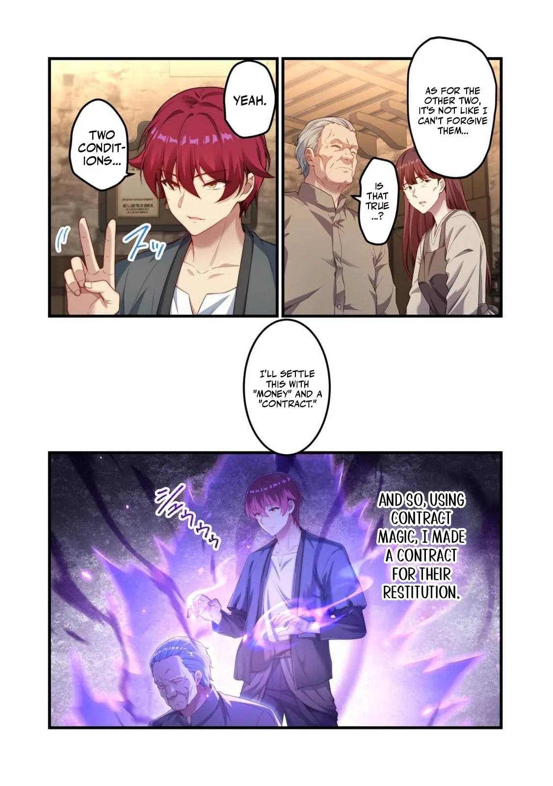 The Proper Way to Train a Heroine: Plotting World Domination with the Sudden Gift of "Black Magic" Chapter 4 page 15
