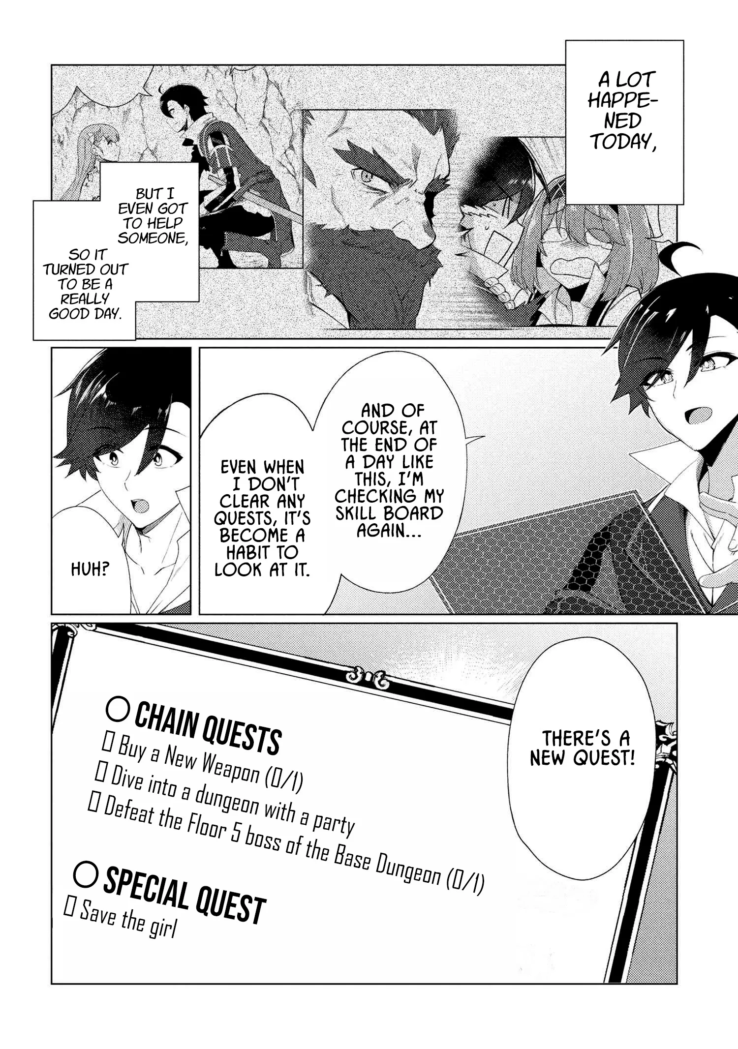 The Quest-Conquering Life of a Resurrected Adventurer: Become Stronger Than Anyone Else With the Skill Points You Receive All to Yourself Chapter 9.2 page 4