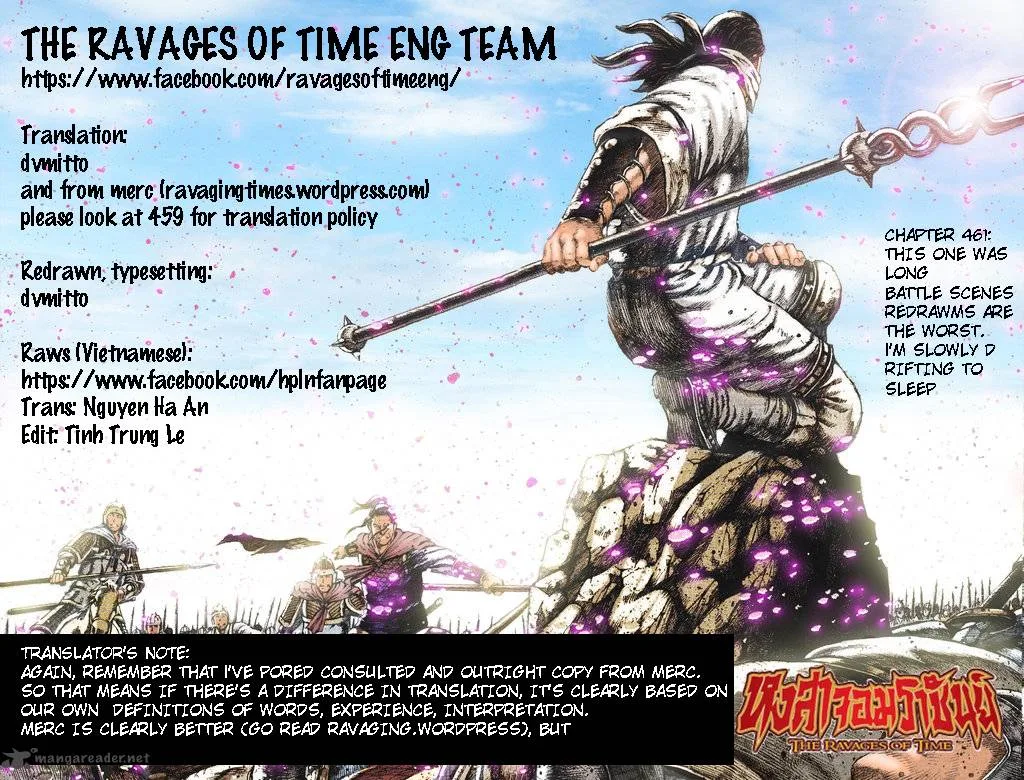 The Ravages of Time Chapter 461 page 1