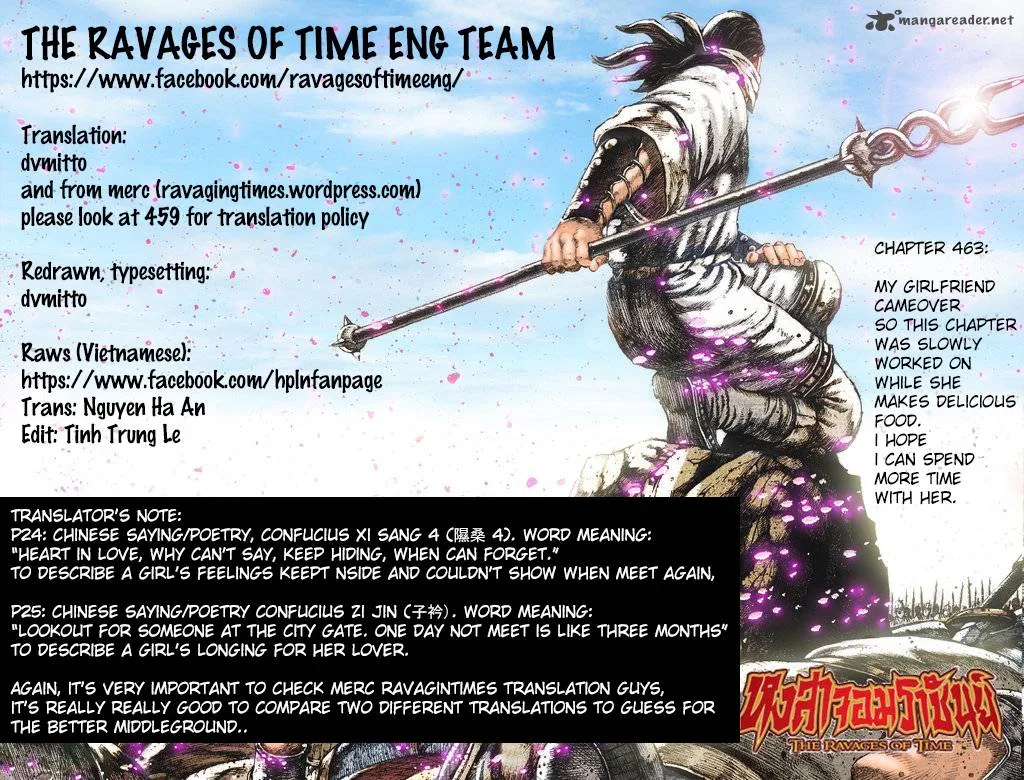 The Ravages of Time Chapter 463 page 1