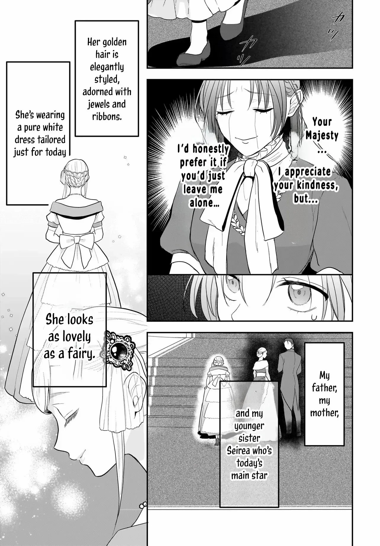 The Reincarnated Saint Wants to Support Her Idol! I’m a Oppressed Noble Lady, but the Prince I Admire Is Showering Me with Love!? Chapter 1 page 35