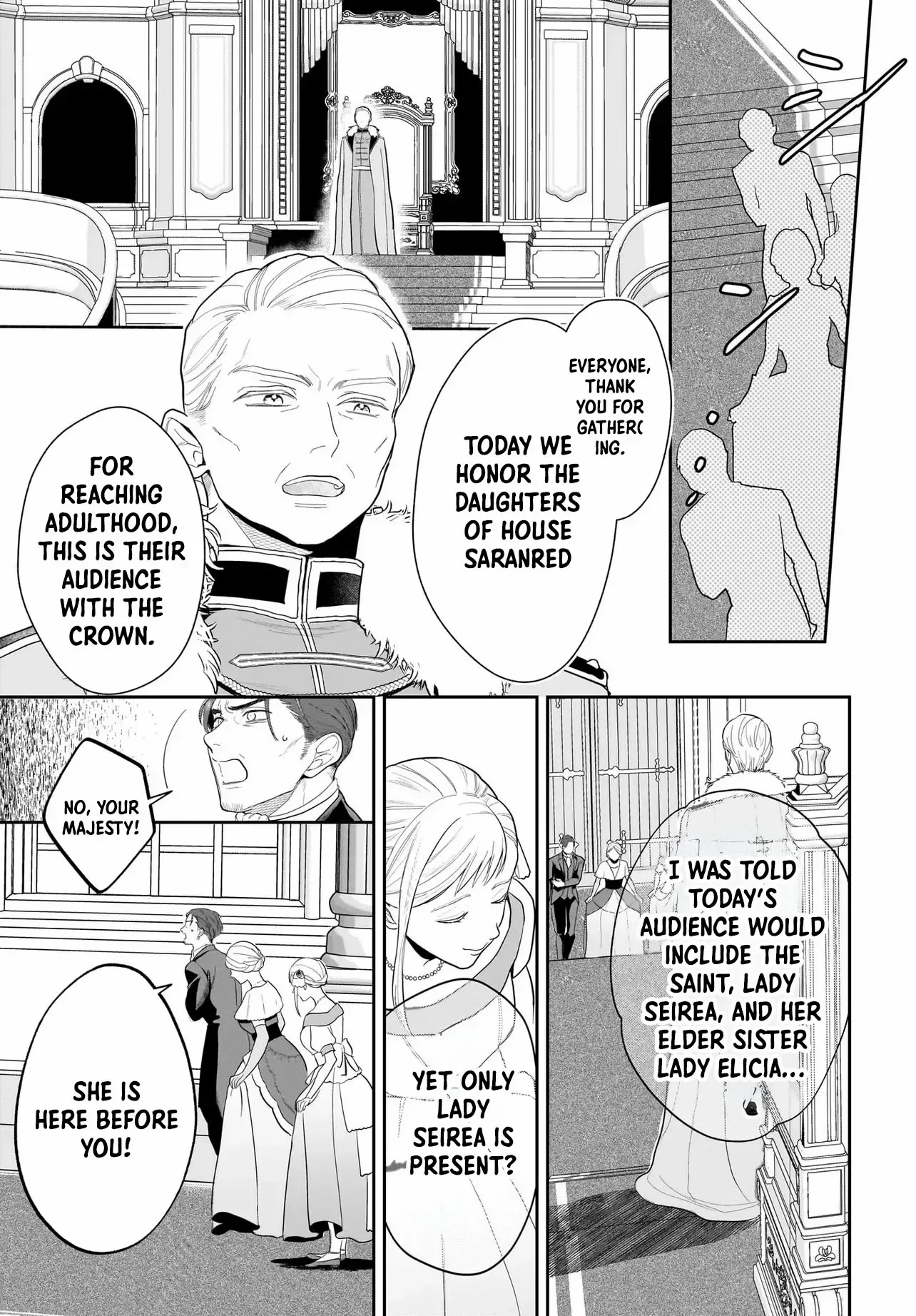 The Reincarnated Saint Wants to Support Her Idol! I’m a Oppressed Noble Lady, but the Prince I Admire Is Showering Me with Love!? Chapter 1 page 31
