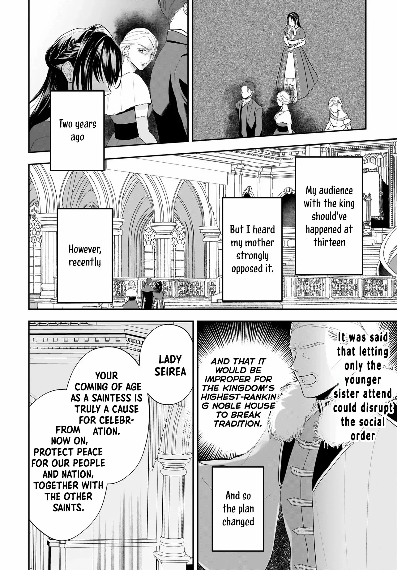 The Reincarnated Saint Wants to Support Her Idol! I’m a Oppressed Noble Lady, but the Prince I Admire Is Showering Me with Love!? Chapter 1 page 37