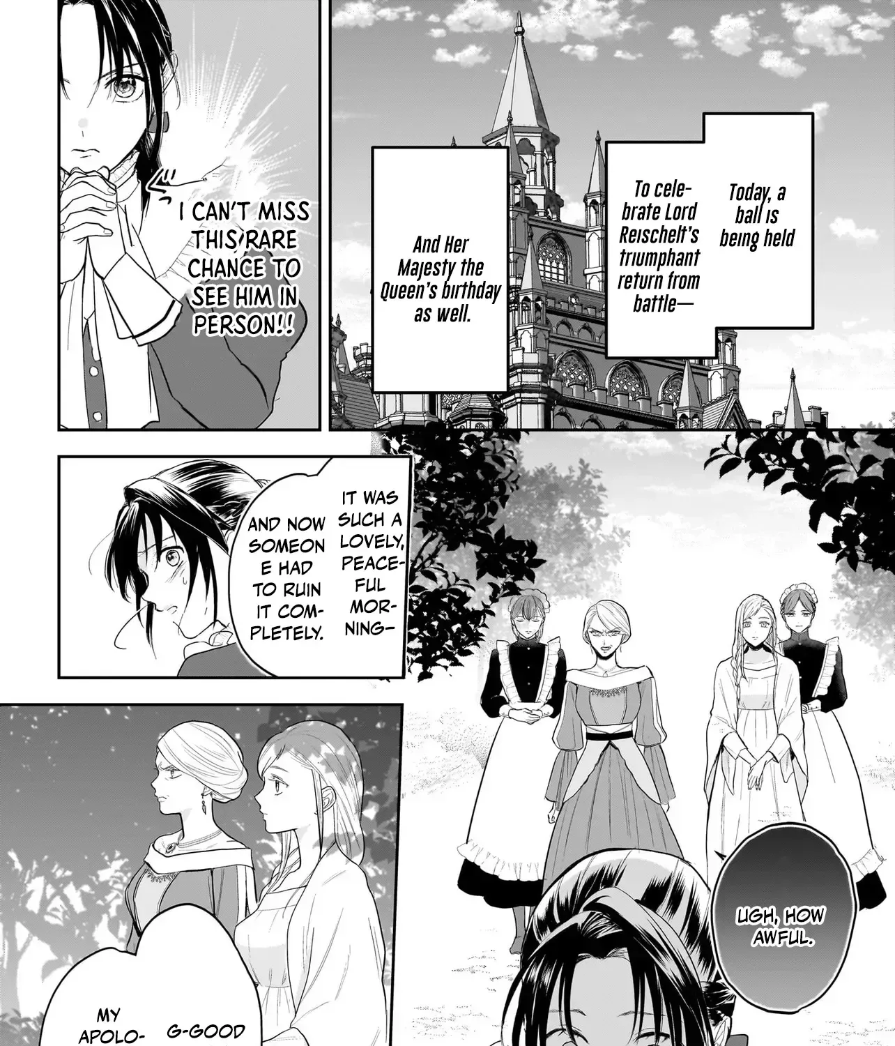 The Reincarnated Saint Wants to Support Her Idol! I’m a Oppressed Noble Lady, but the Prince I Admire Is Showering Me with Love!? Chapter 4 page 3