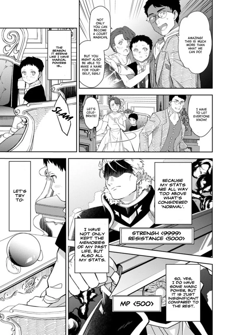 The reincarnated swordsman with 9999 strength wants to become a magician! Chapter 1 page 13