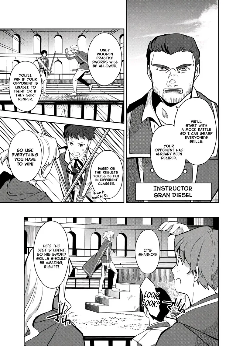 The reincarnated swordsman with 9999 strength wants to become a magician! Chapter 3 page 7