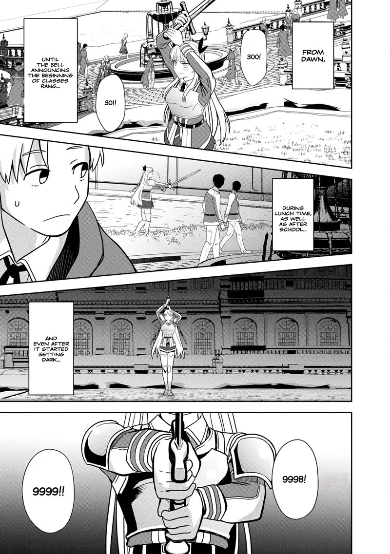 The reincarnated swordsman with 9999 strength wants to become a magician! Chapter 4 page 13