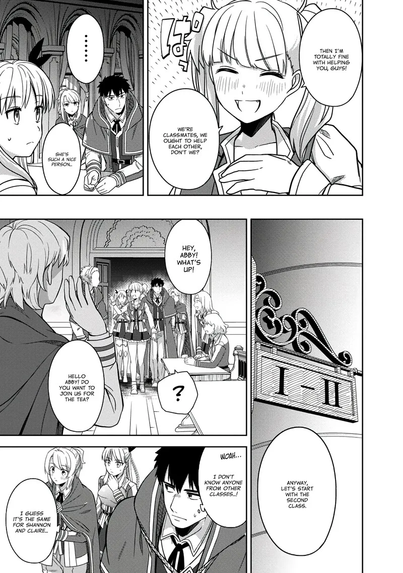 The reincarnated swordsman with 9999 strength wants to become a magician! Chapter 5 page 14