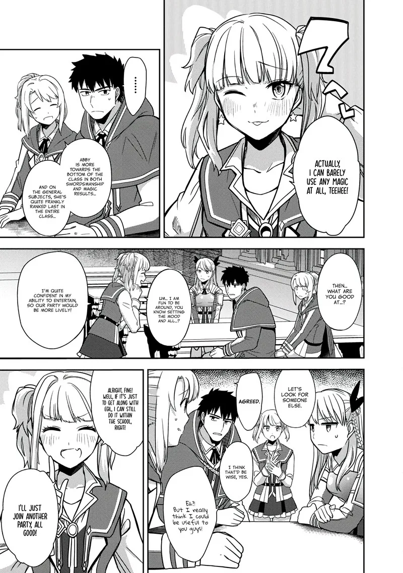 The reincarnated swordsman with 9999 strength wants to become a magician! Chapter 5 page 12