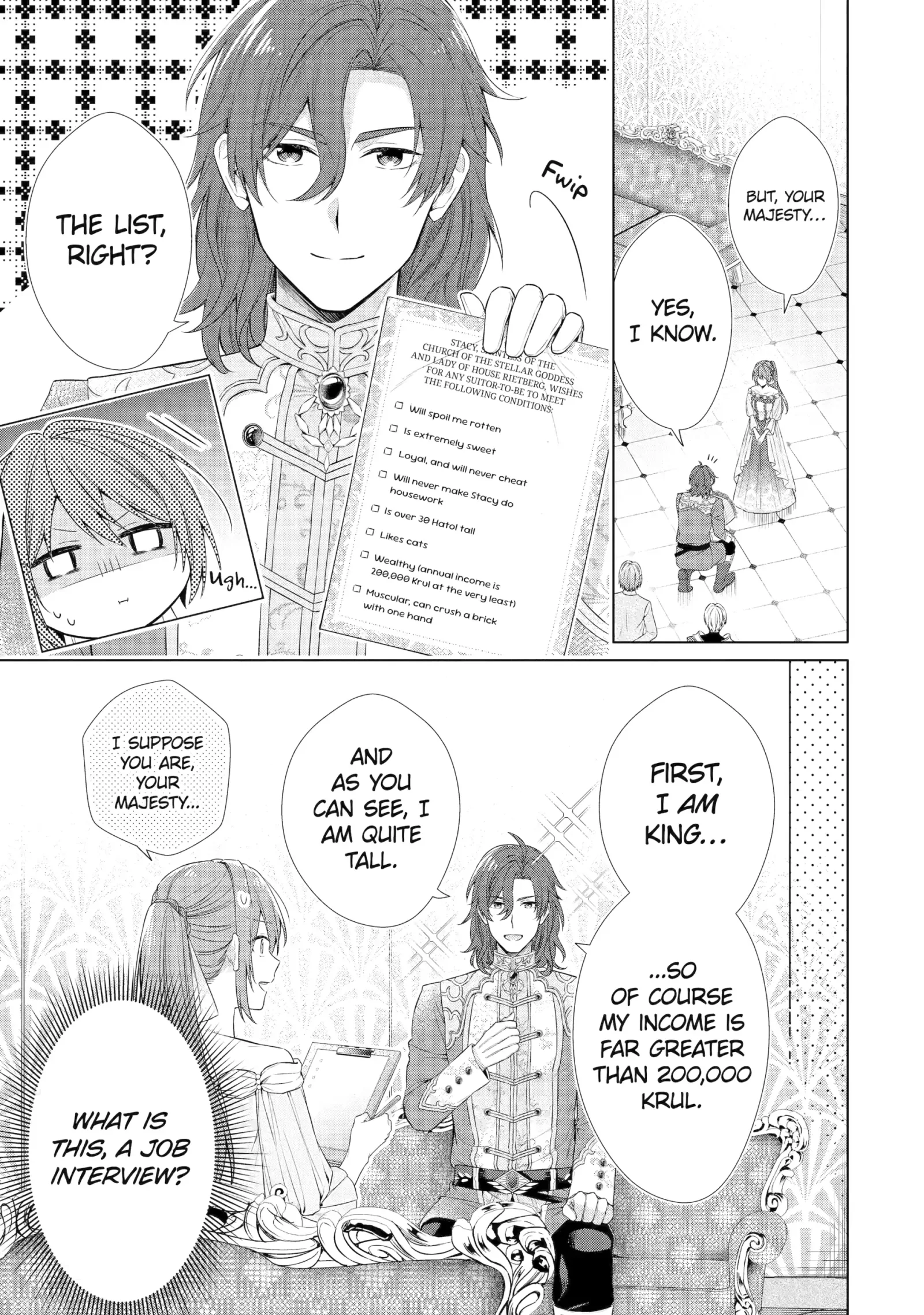 The Saintess Recruited a Doting King Husband Chapter 1.4 page 1