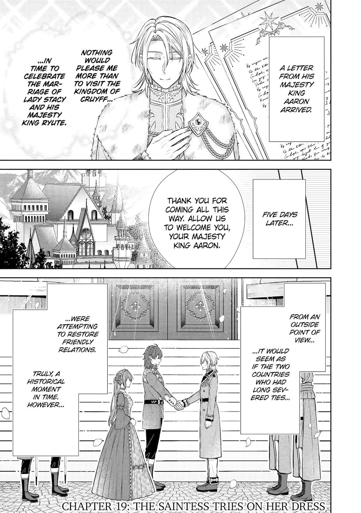 The Saintess Recruited a Doting King Husband Chapter 19 page 1