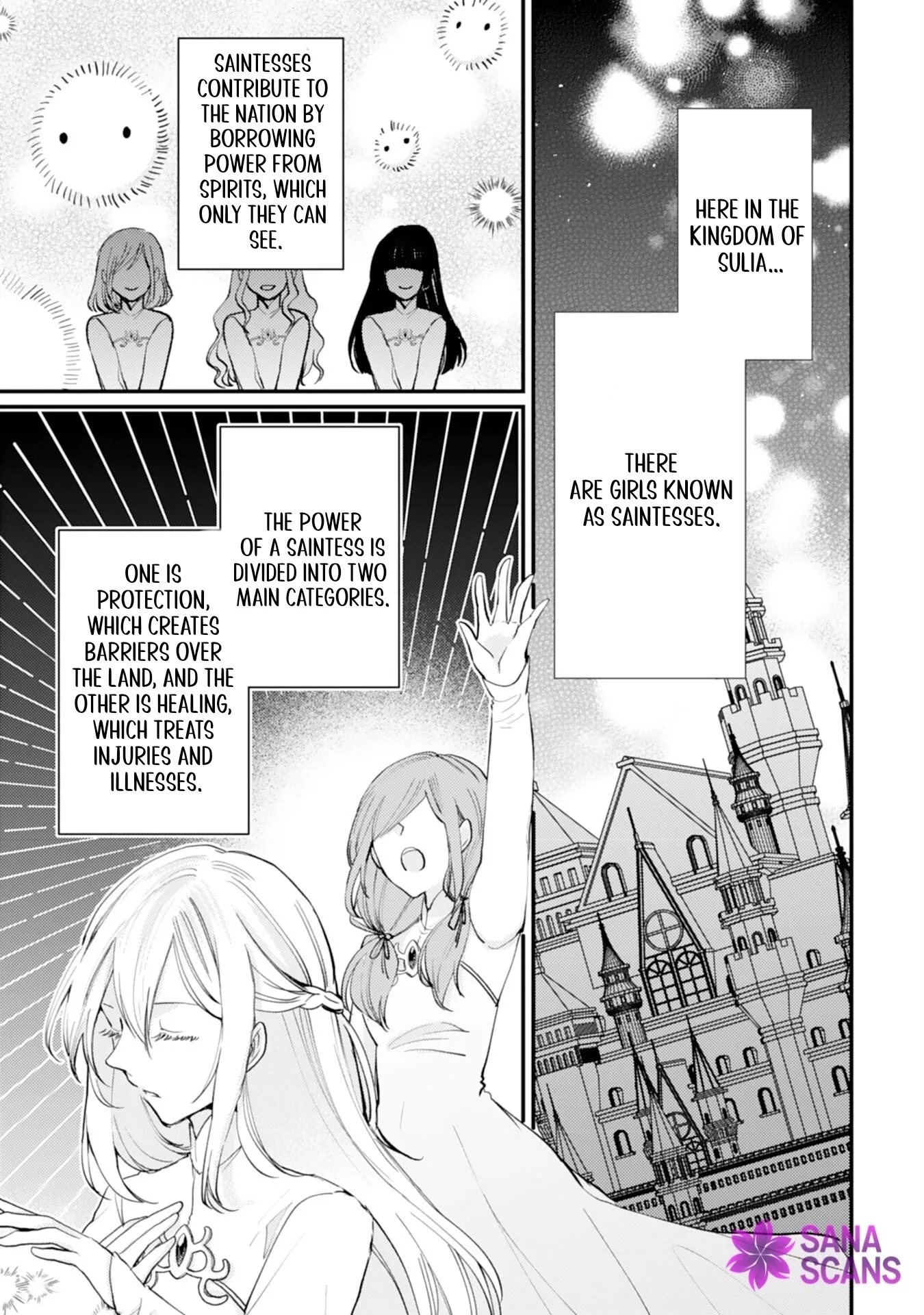 The Spirit-Loved Hungry Saintess Is Doted on by the Neighboring Crown Prince Chapter 1 page 8