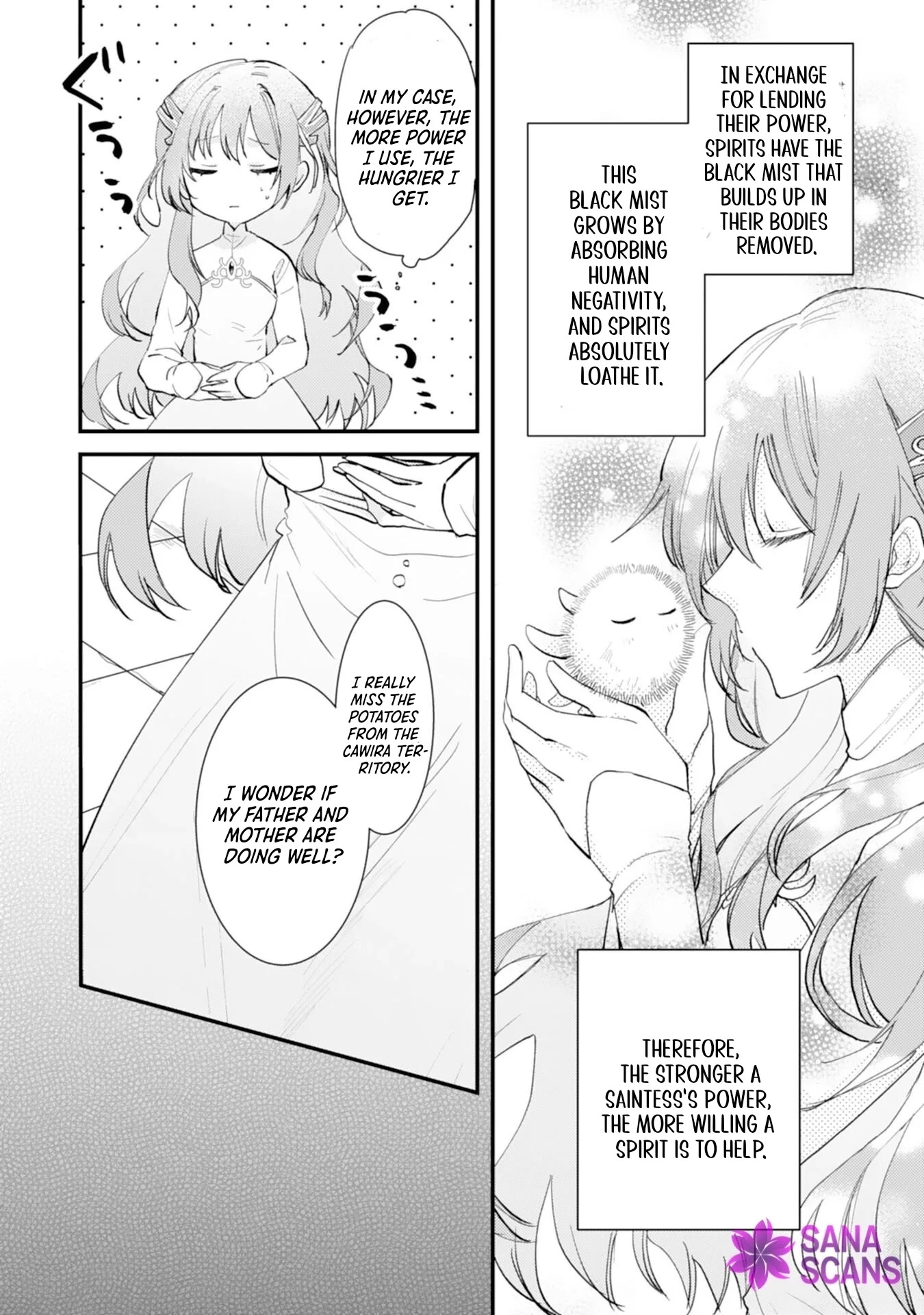 The Spirit-Loved Hungry Saintess Is Doted on by the Neighboring Crown Prince Chapter 1 page 9