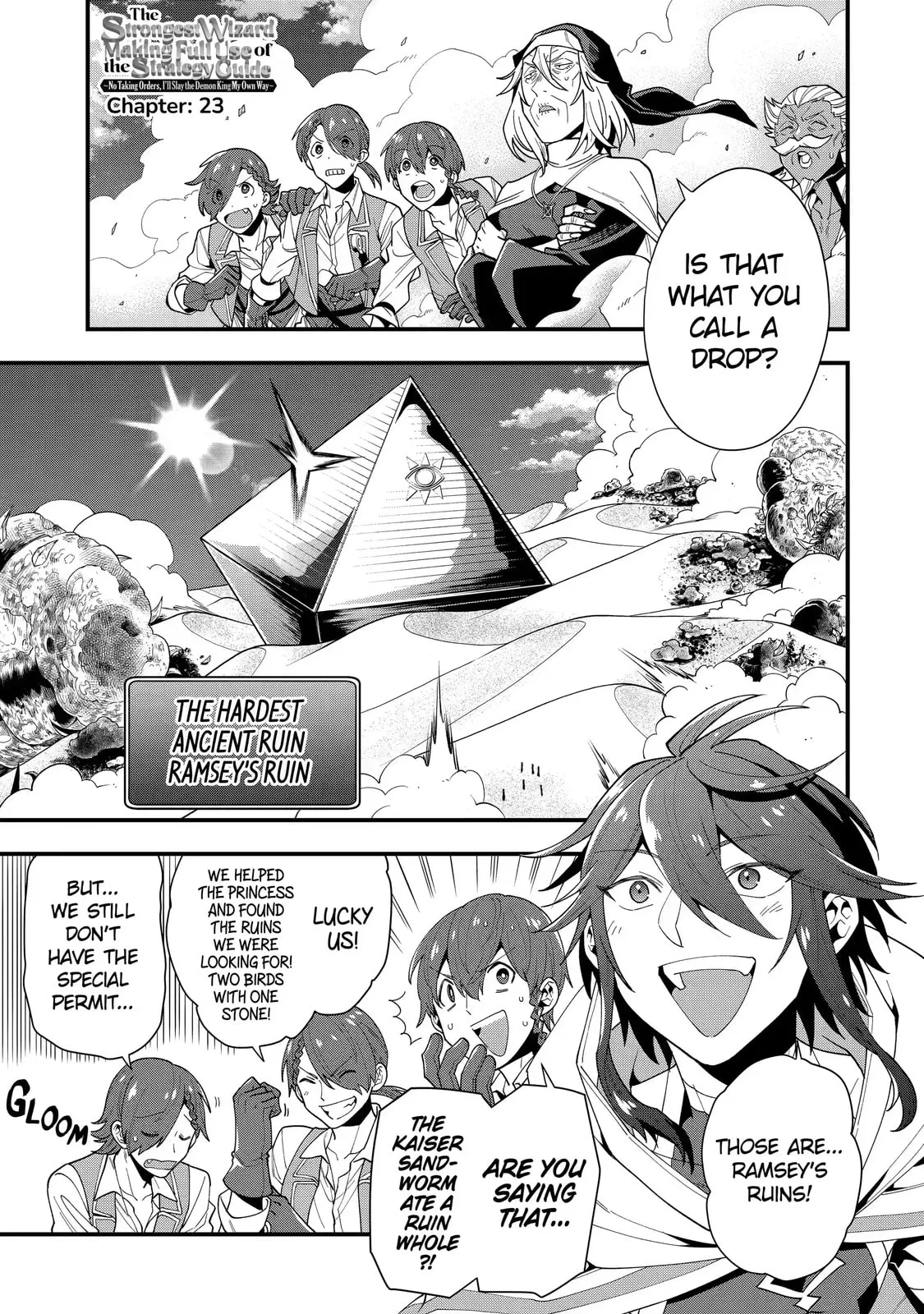 The Strongest Wizard Making Full Use of the Strategy Guide -No Taking Orders, I’ll Slay the Demon King My Own Way- Chapter 23.1 page 1