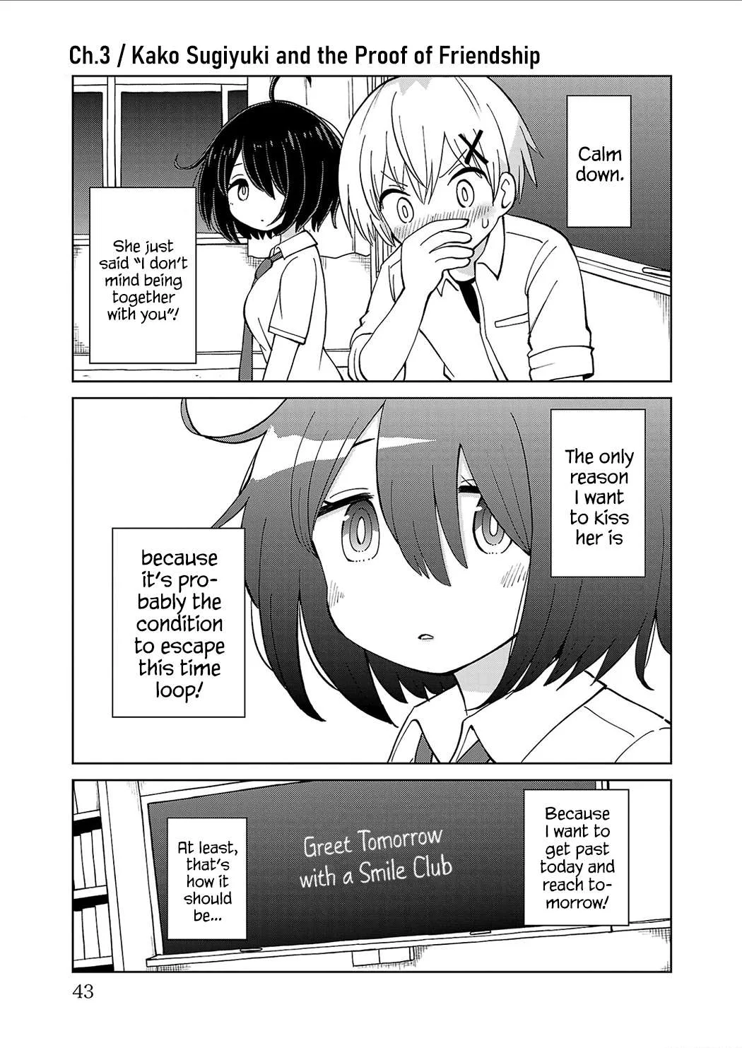 The Tomorrow I Want to See with Kako: A Time-Loop Romantic Comedy Chapter 3 page 1