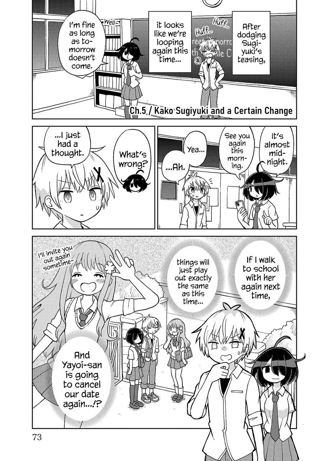 The Tomorrow I Want to See with Kako: A Time-Loop Romantic Comedy Chapter 5 page 1