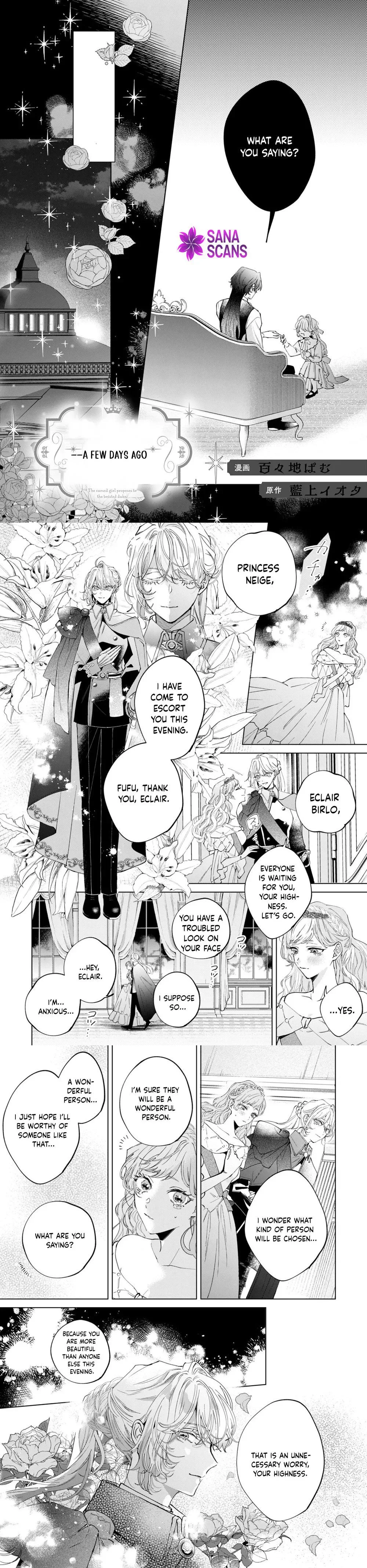 The Twisted Duke Is Wooed by a Cursed Maiden Chapter 1 page 2