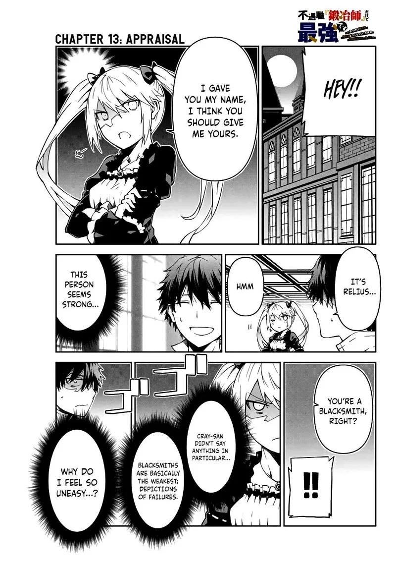 The Weakest Occupation "Blacksmith," but It's Actually the Strongest Chapter 13 page 1