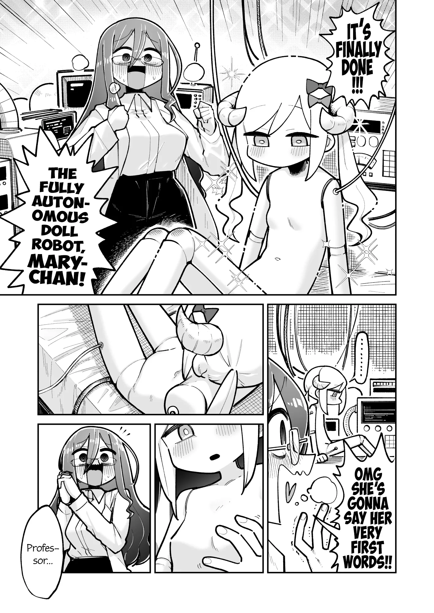 The Young Robot and the Perverted Professor Chapter 1 page 1
