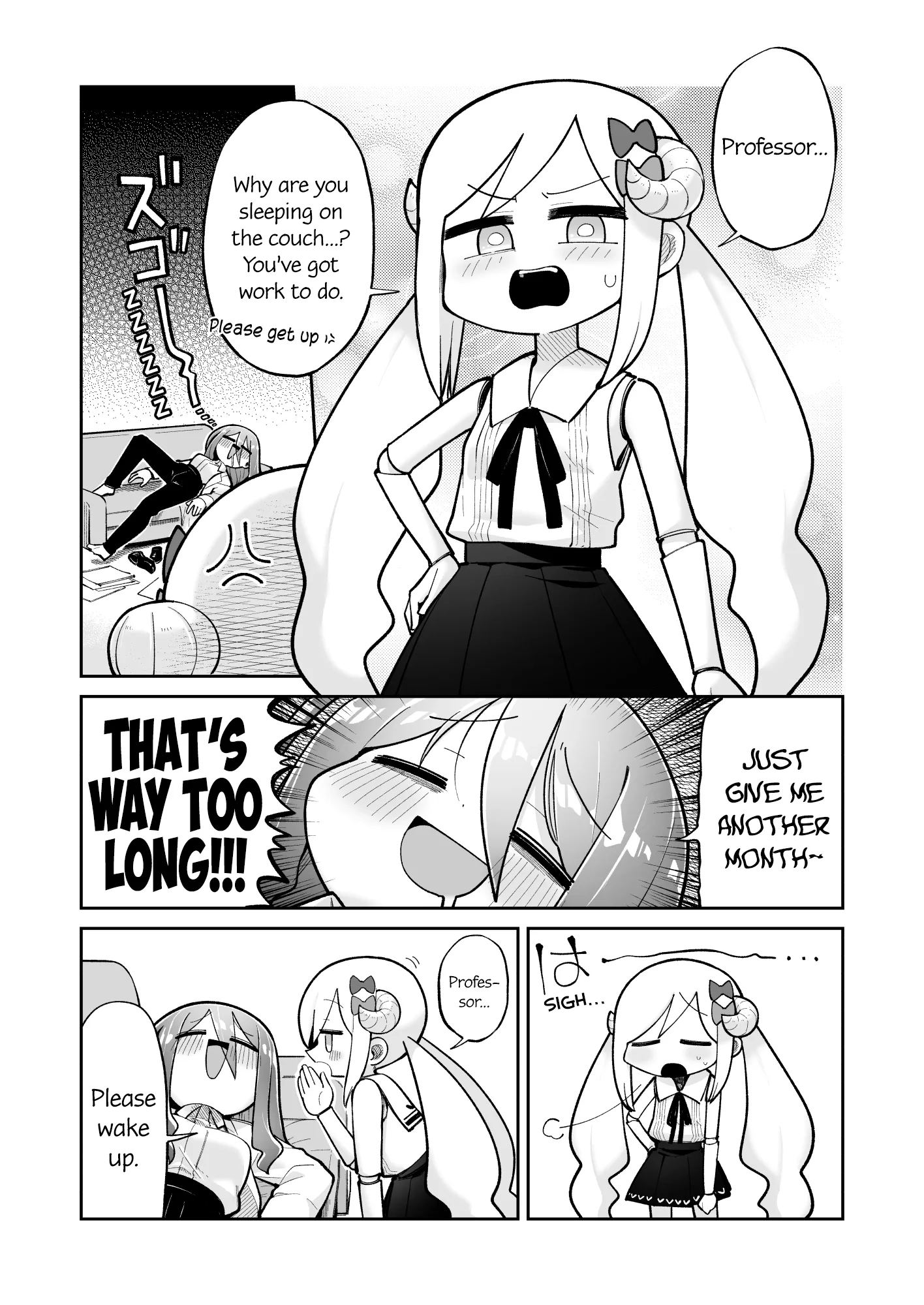 The Young Robot and the Perverted Professor Chapter 12 page 1