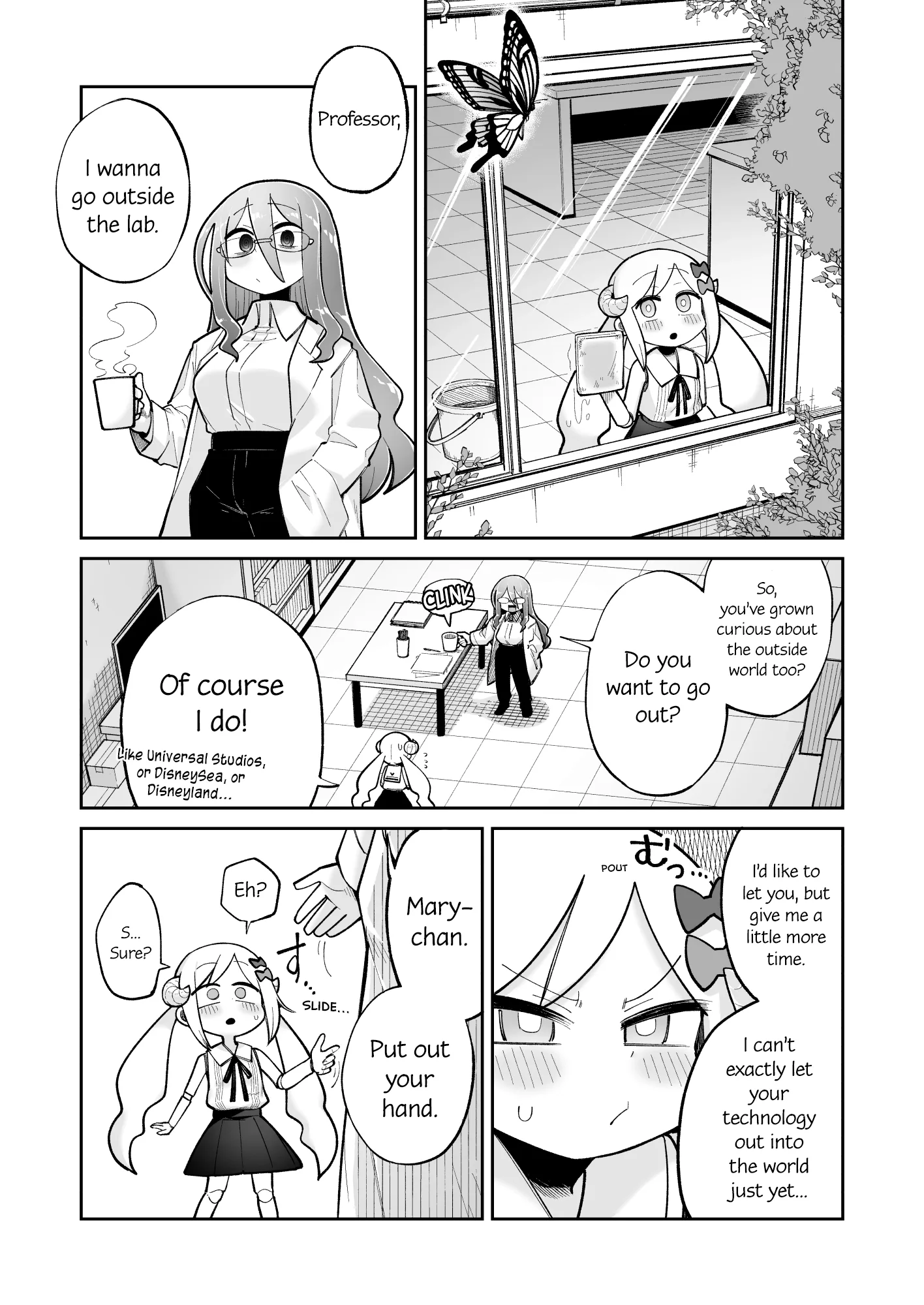 The Young Robot and the Perverted Professor Chapter 13 page 1