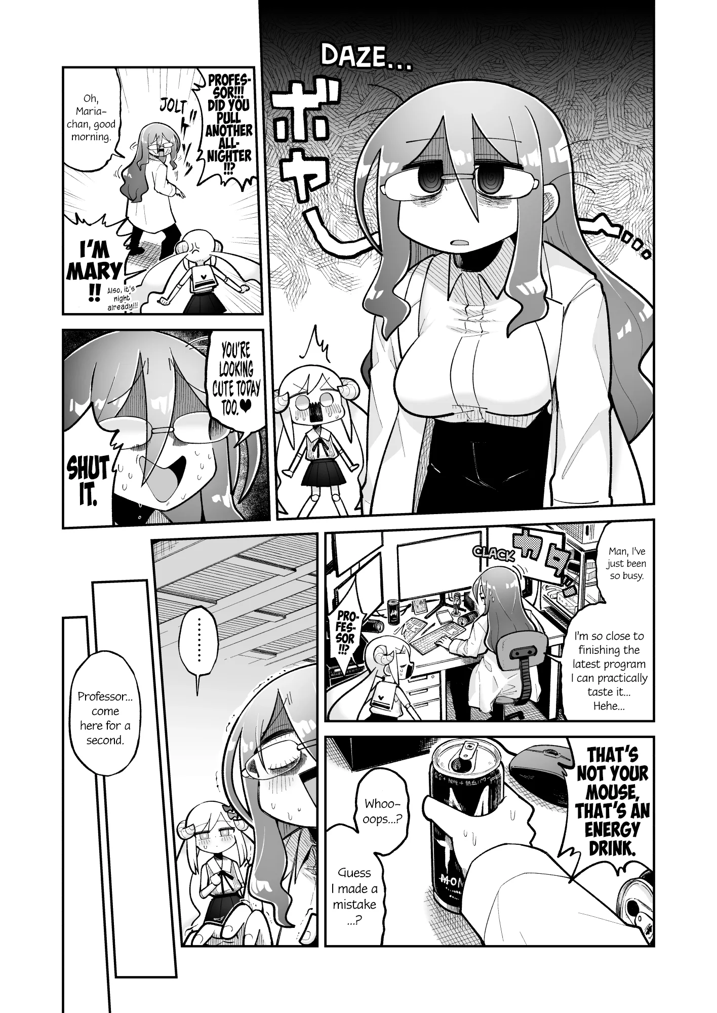 The Young Robot and the Perverted Professor Chapter 16 page 1