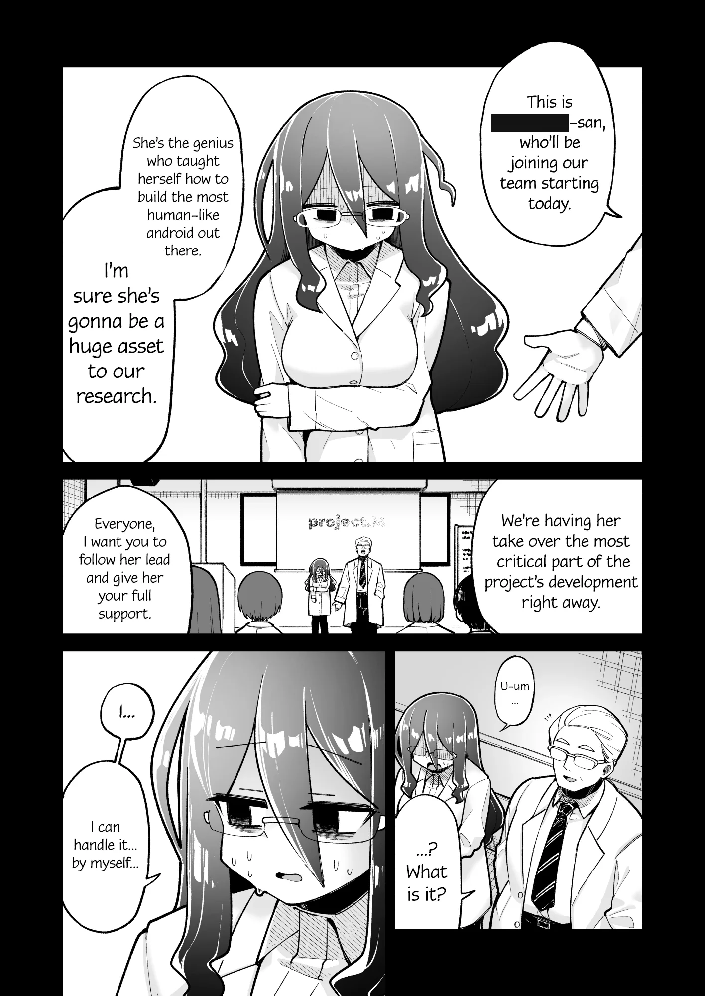 The Young Robot and the Perverted Professor Chapter 17.5 page 1
