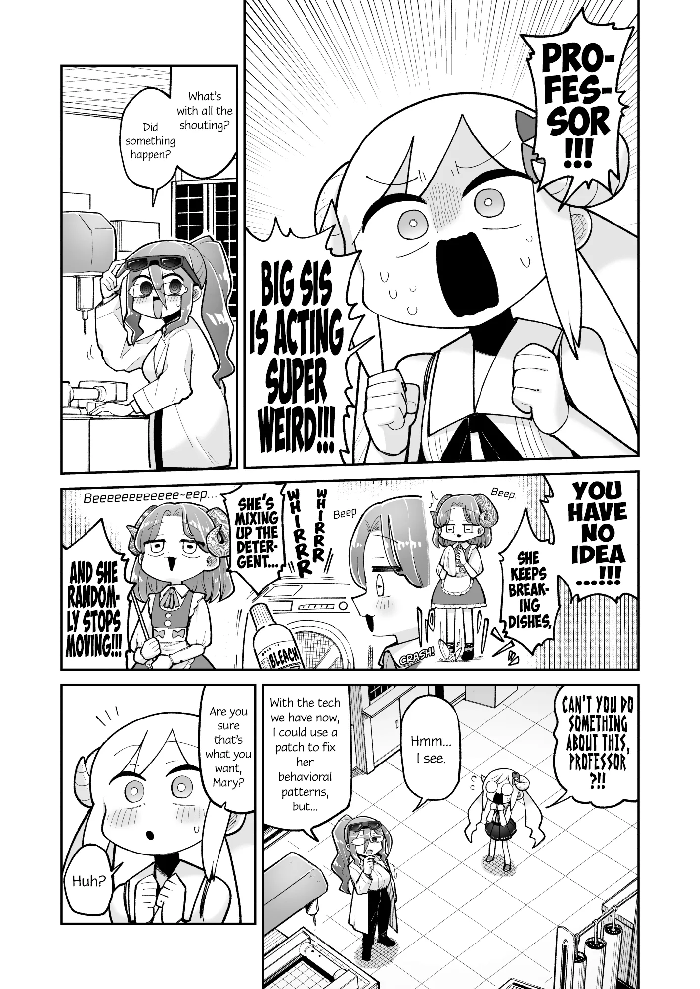 The Young Robot and the Perverted Professor Chapter 24 page 1