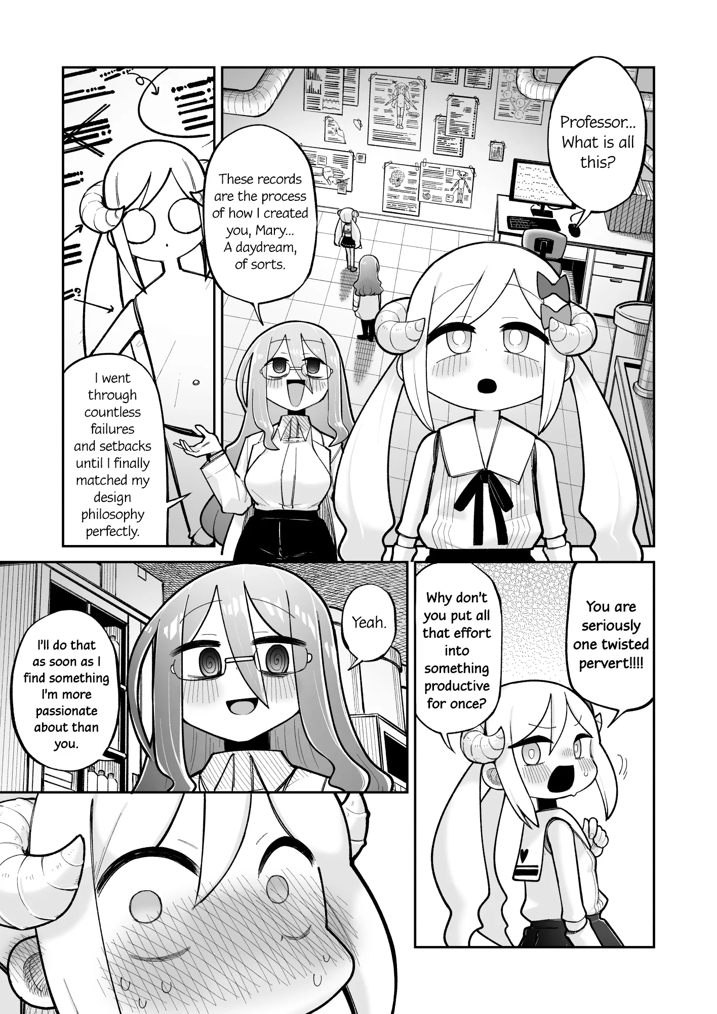 The Young Robot and the Perverted Professor Chapter 8 page 1